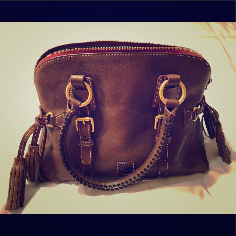 Dooney & Burke Florentine Domed Buckle Satchel